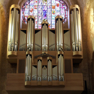 POBLET abbaye (Espagne) - orgue Metzler 2012